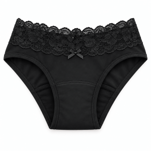 Pénosa Mariposa – Culotte absorbante lavable noire